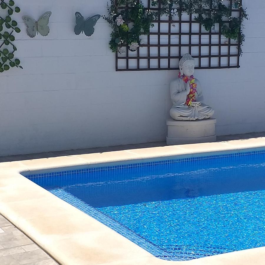 Rojas & Mar Chalet Con Piscina Salina 奇克拉纳－德拉弗龙特拉 外观 照片