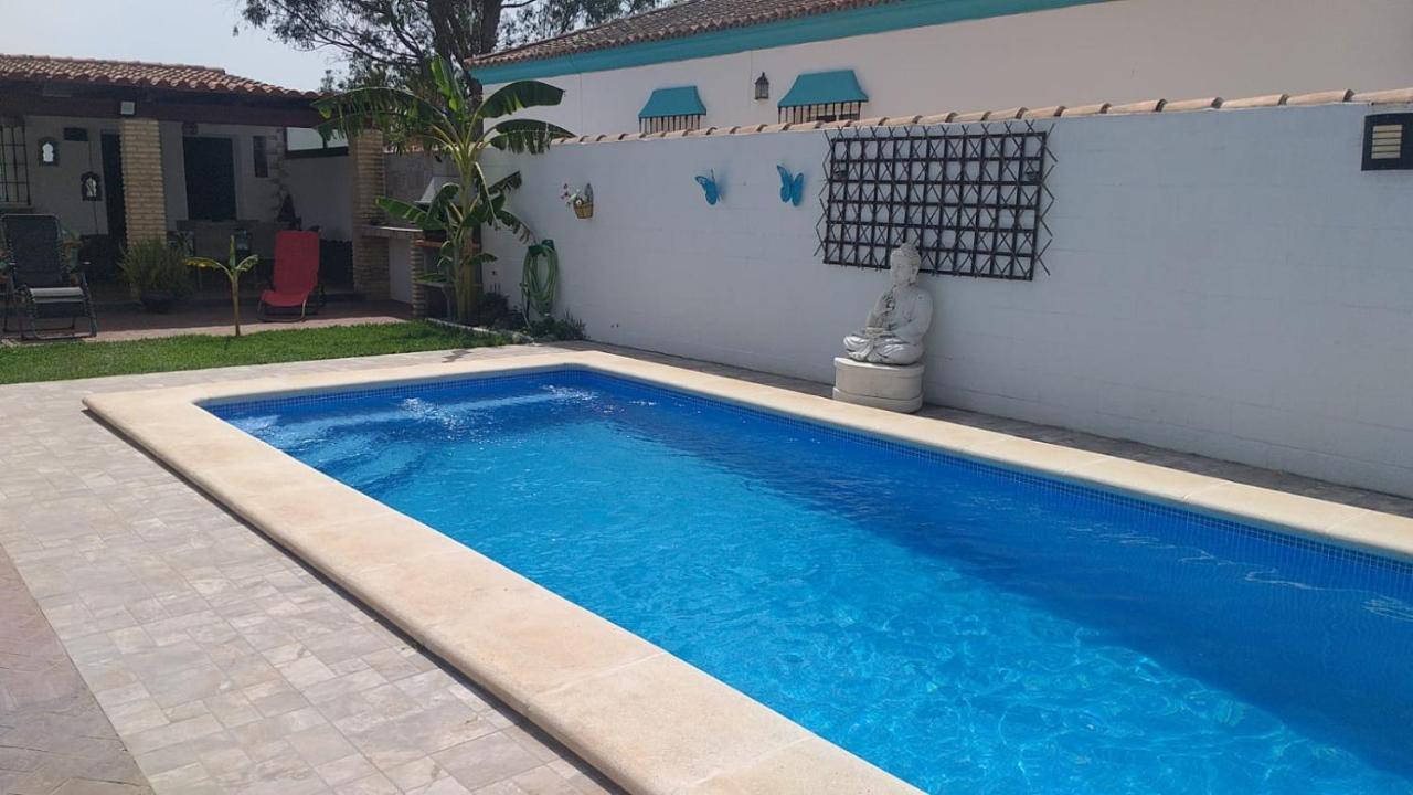 Rojas & Mar Chalet Con Piscina Salina 奇克拉纳－德拉弗龙特拉 外观 照片